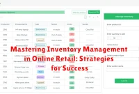 Mastering Inventory Management in Online Retail: Strategies for Success