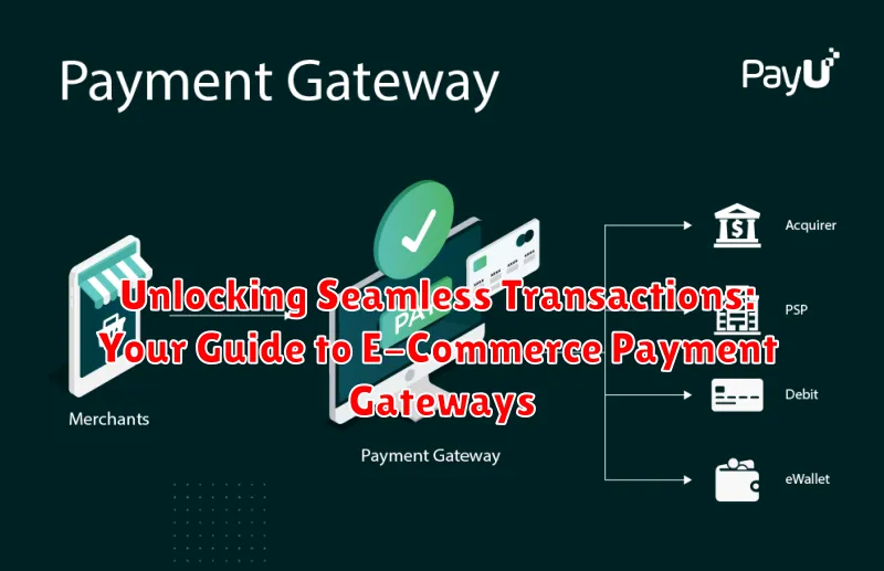 Unlocking Seamless Transactions: Your Guide to E-Commerce Payment Gateways